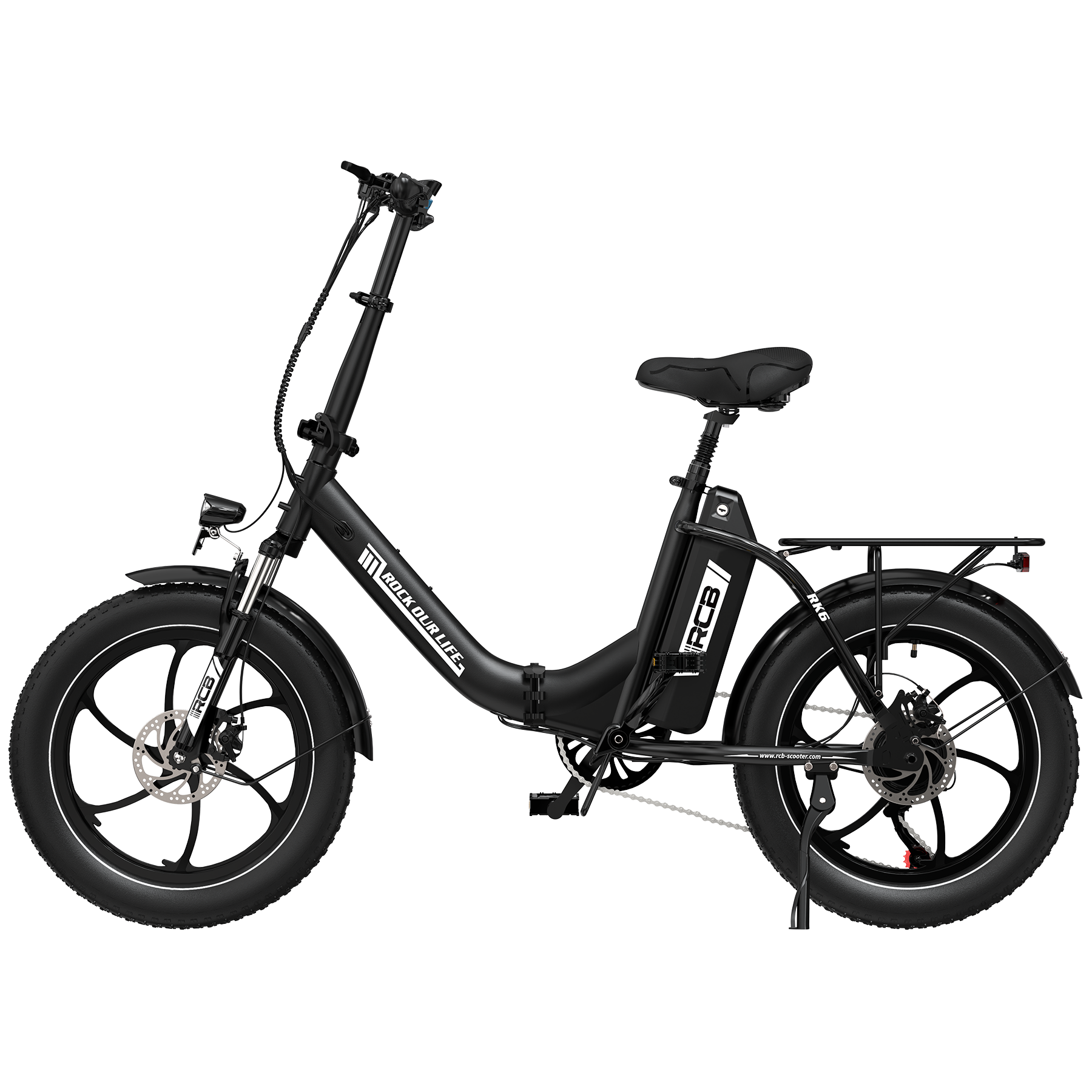 RCB RK6 Fat Tire Folding Electric Bicycle(RCB E BIKE)