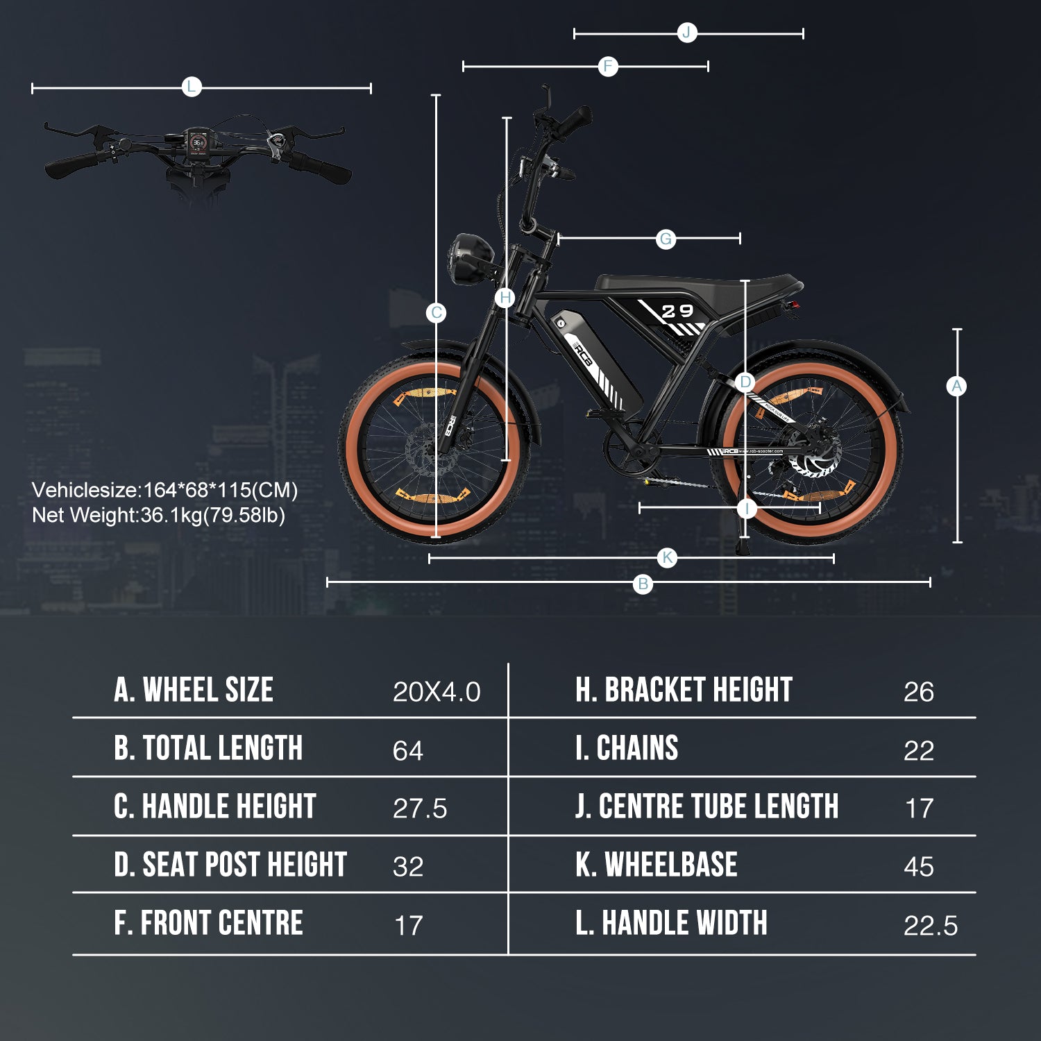 RCB RK29 Electric Bike for Adults(RCB E BIKE)