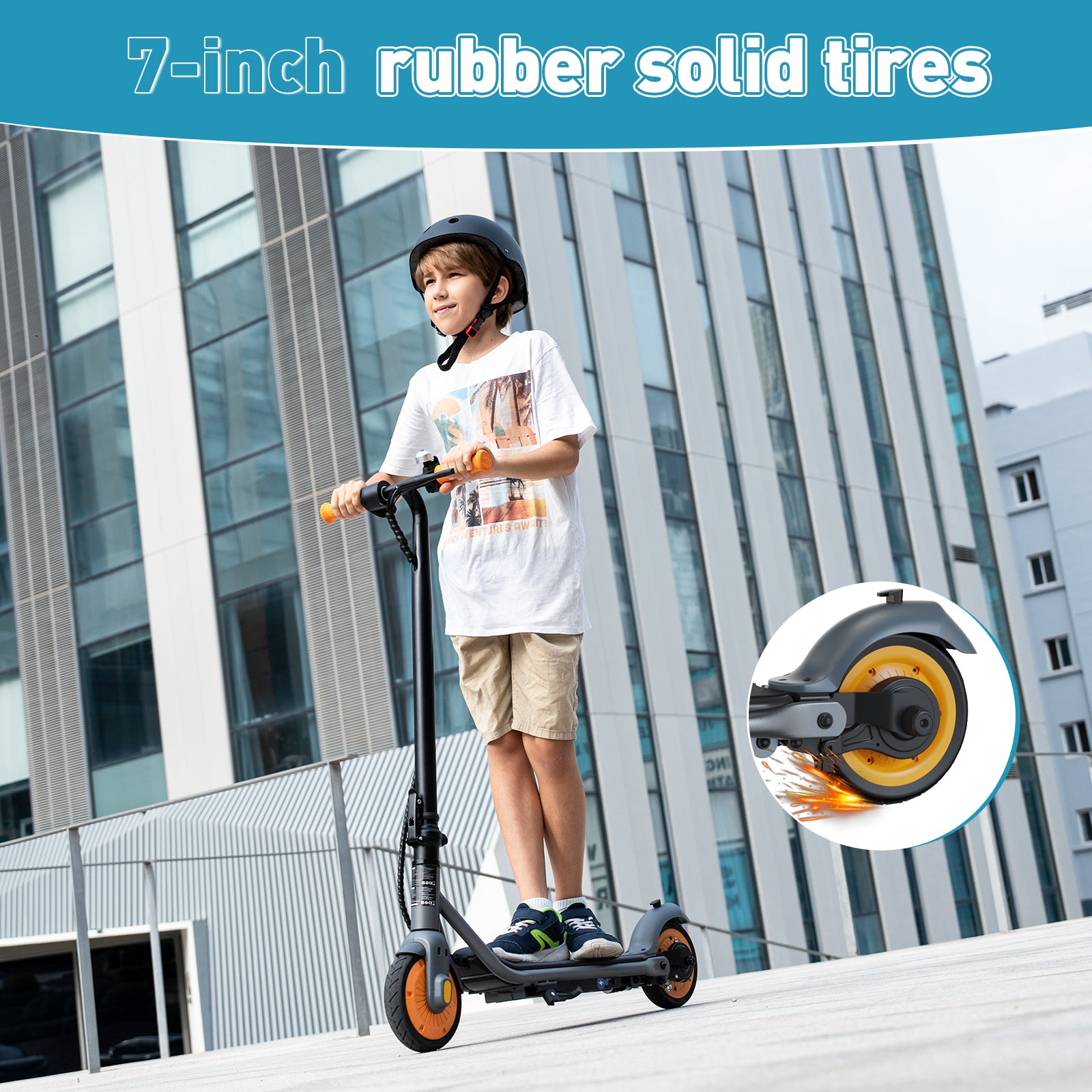 RCB R7X Electric Scooter for Children and Teenagers（ 6-12）