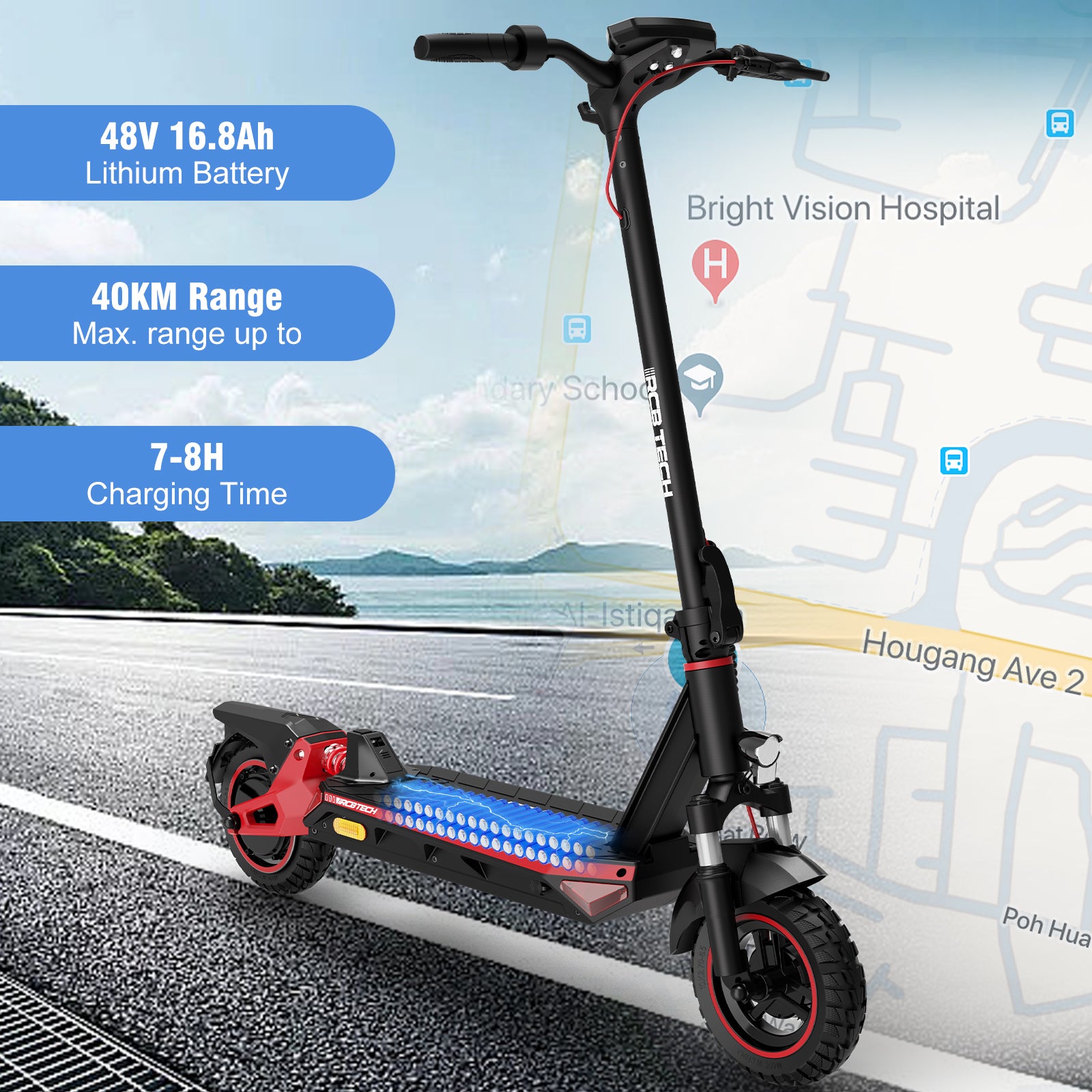 RCB R10S Electric Scooter （Road Legal In Europe）