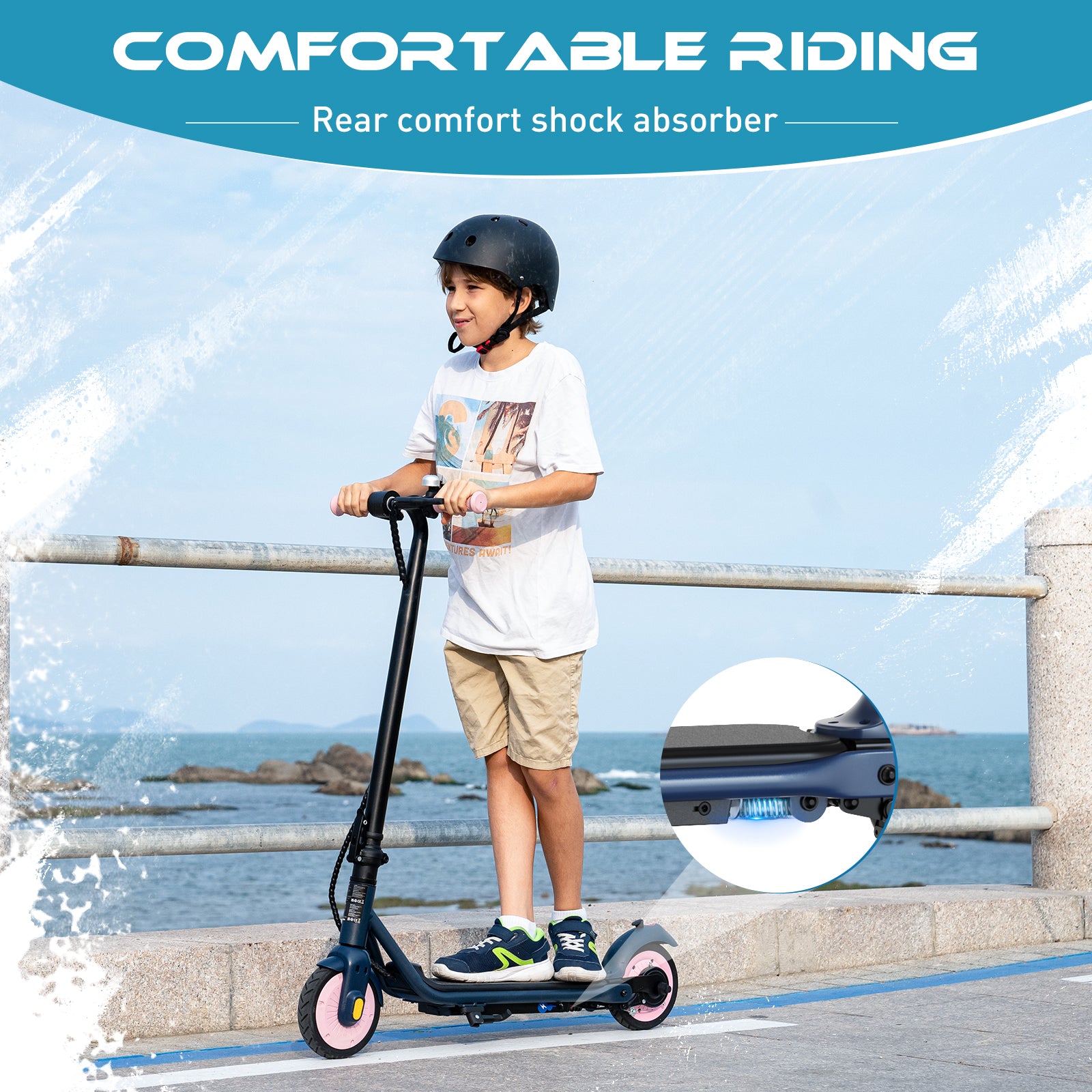 RCB R7X Electric Scooter for Children and Teenagers（ 6-12）