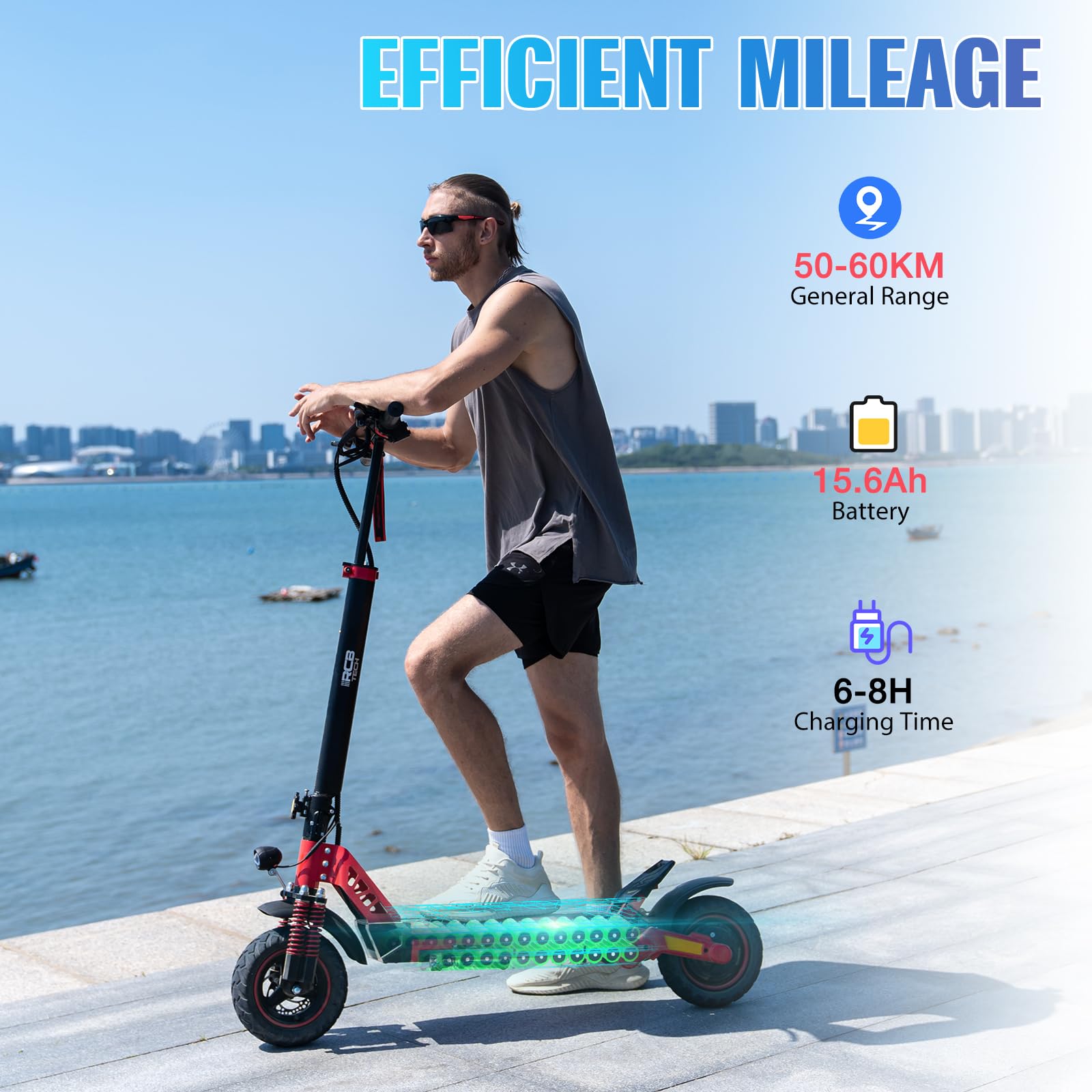 RCB RE24 Fat Tire Electric Scooter