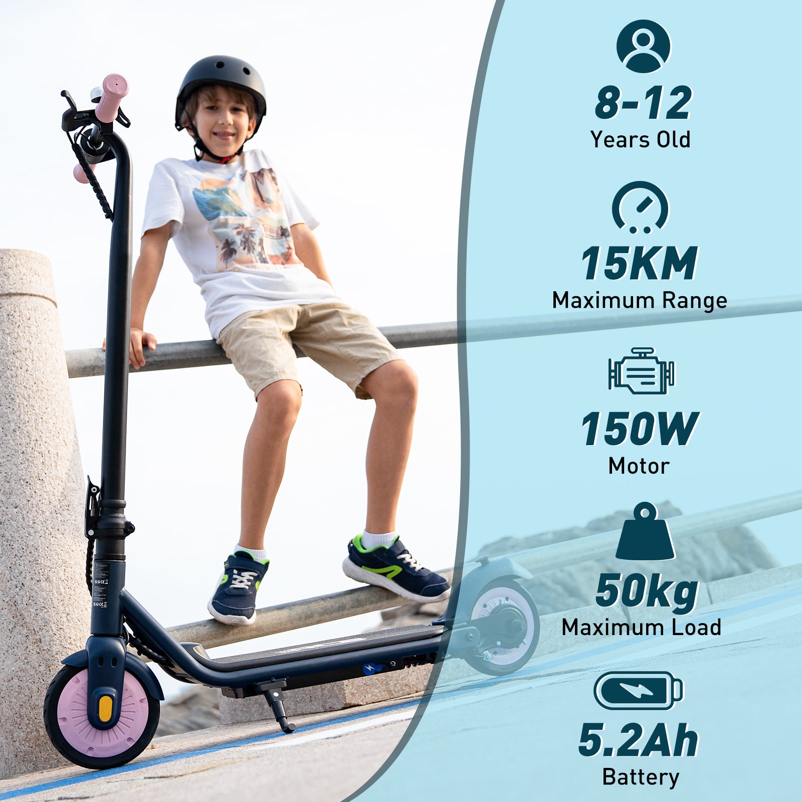 RCB R7X Electric Scooter for Children and Teenagers（ 6-12）