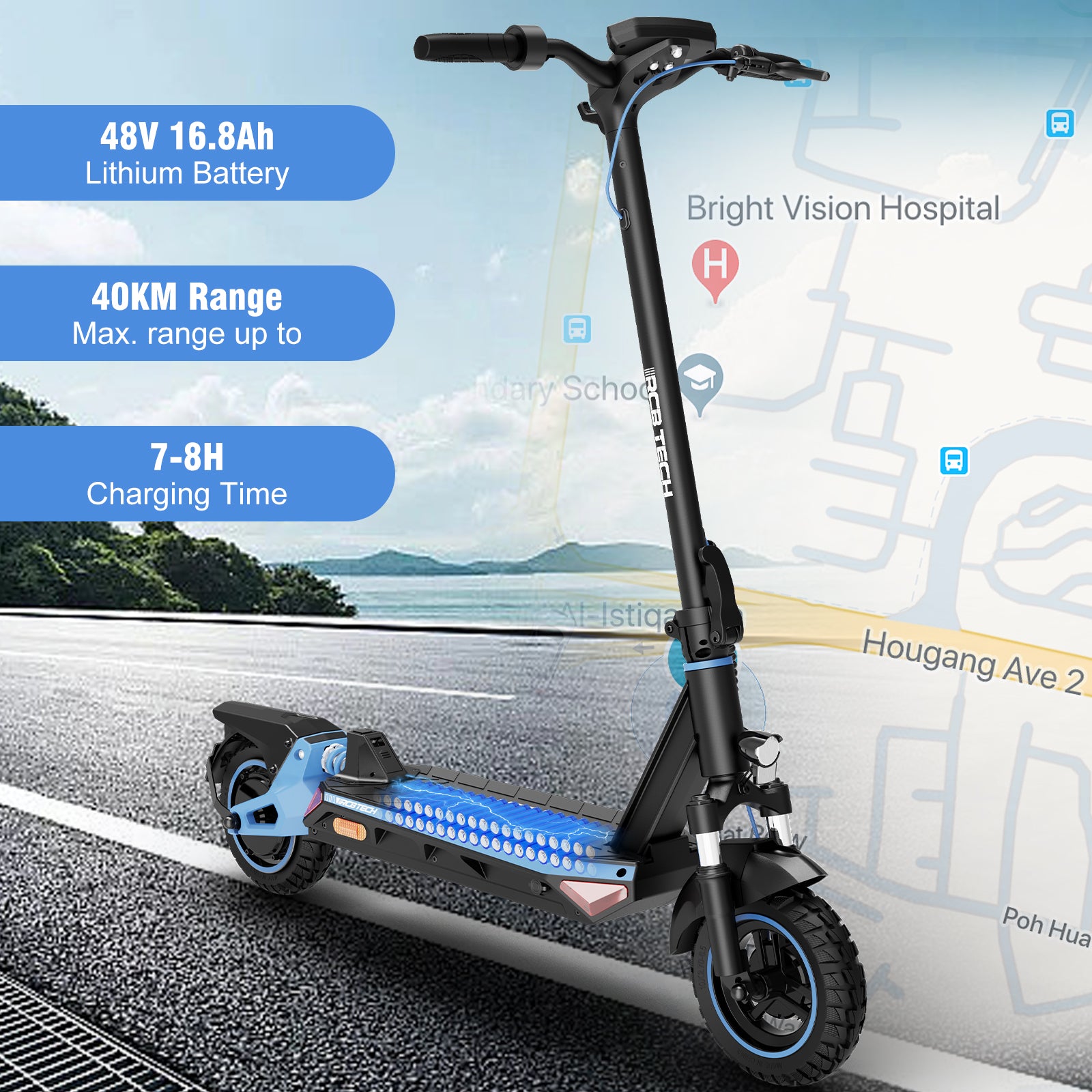 RCB R10S Electric Scooter （Road Legal In Europe）