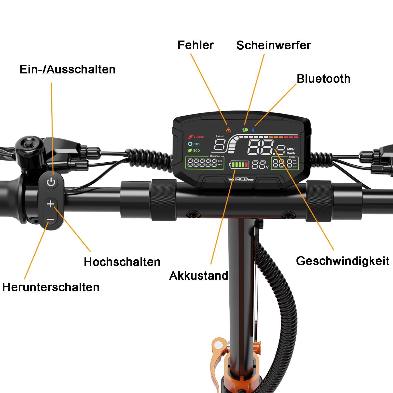 RCB D7 PRO ABE Elektroroller