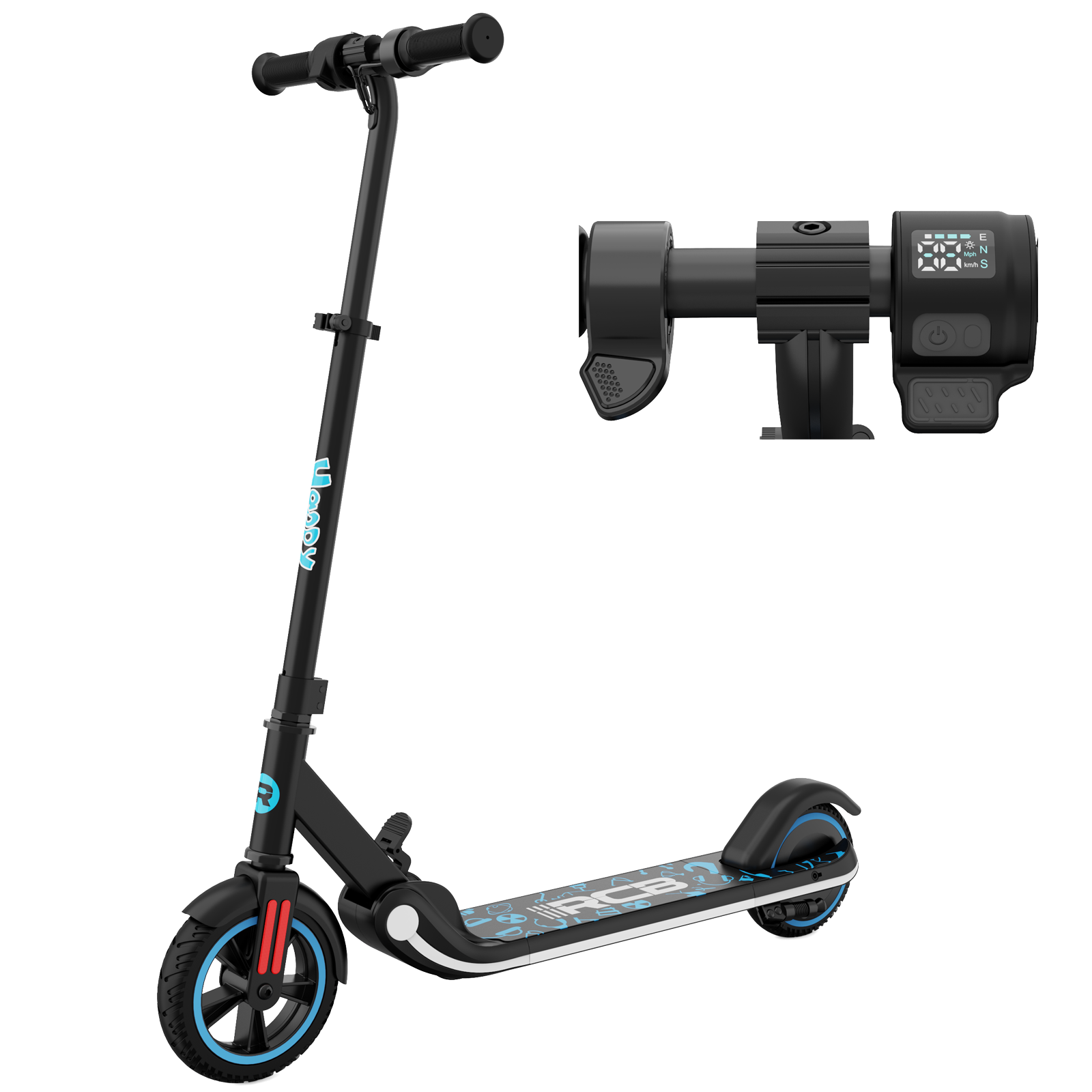 Trottinette électrique RCB R11 pour enfants de 6 à 15 ans