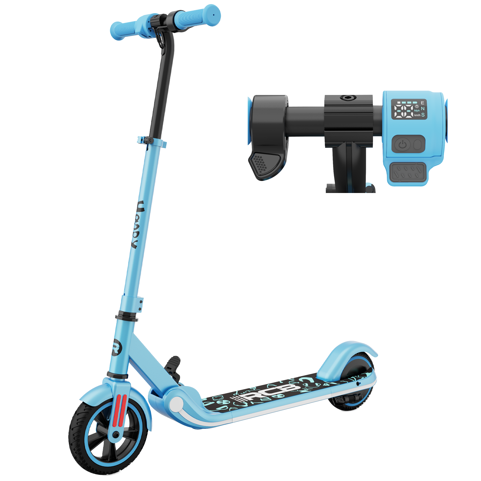 Trottinette électrique RCB R11 pour enfants de 6 à 15 ans