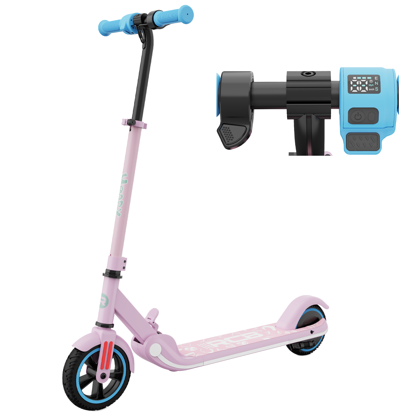 Trottinette électrique RCB R11 pour enfants de 6 à 15 ans