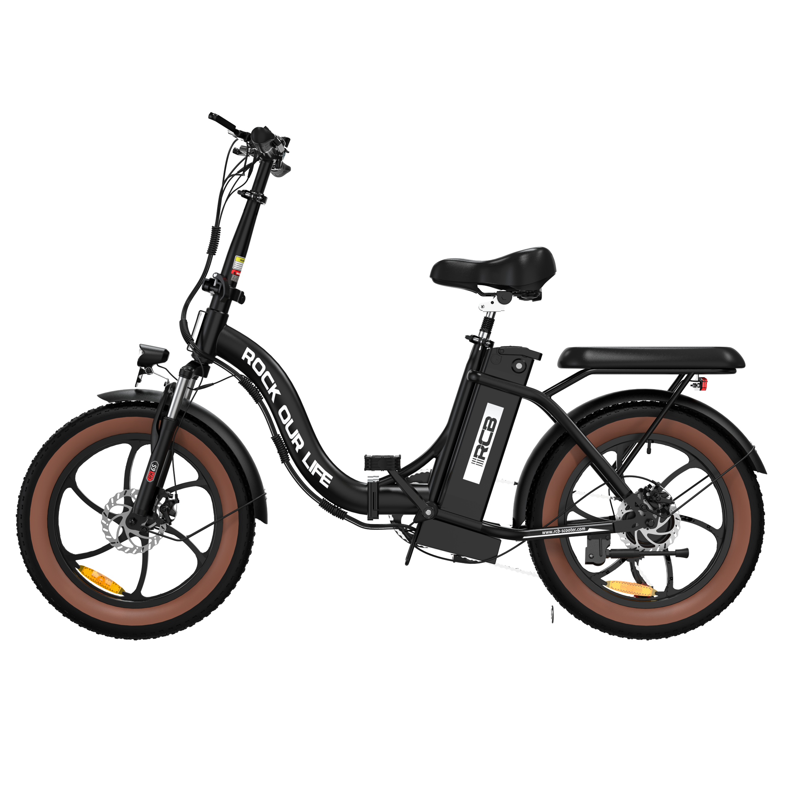 RCB RK6S Fat Tire Folding Electric Bicycle(RCB E BIKE)