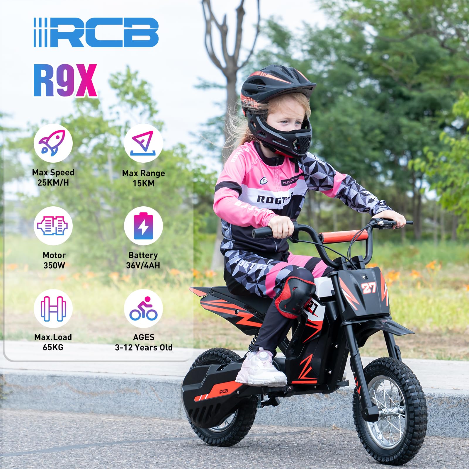 RCB R9X Elektro-Motocross-Dirtbike (RCB TECH R9X)