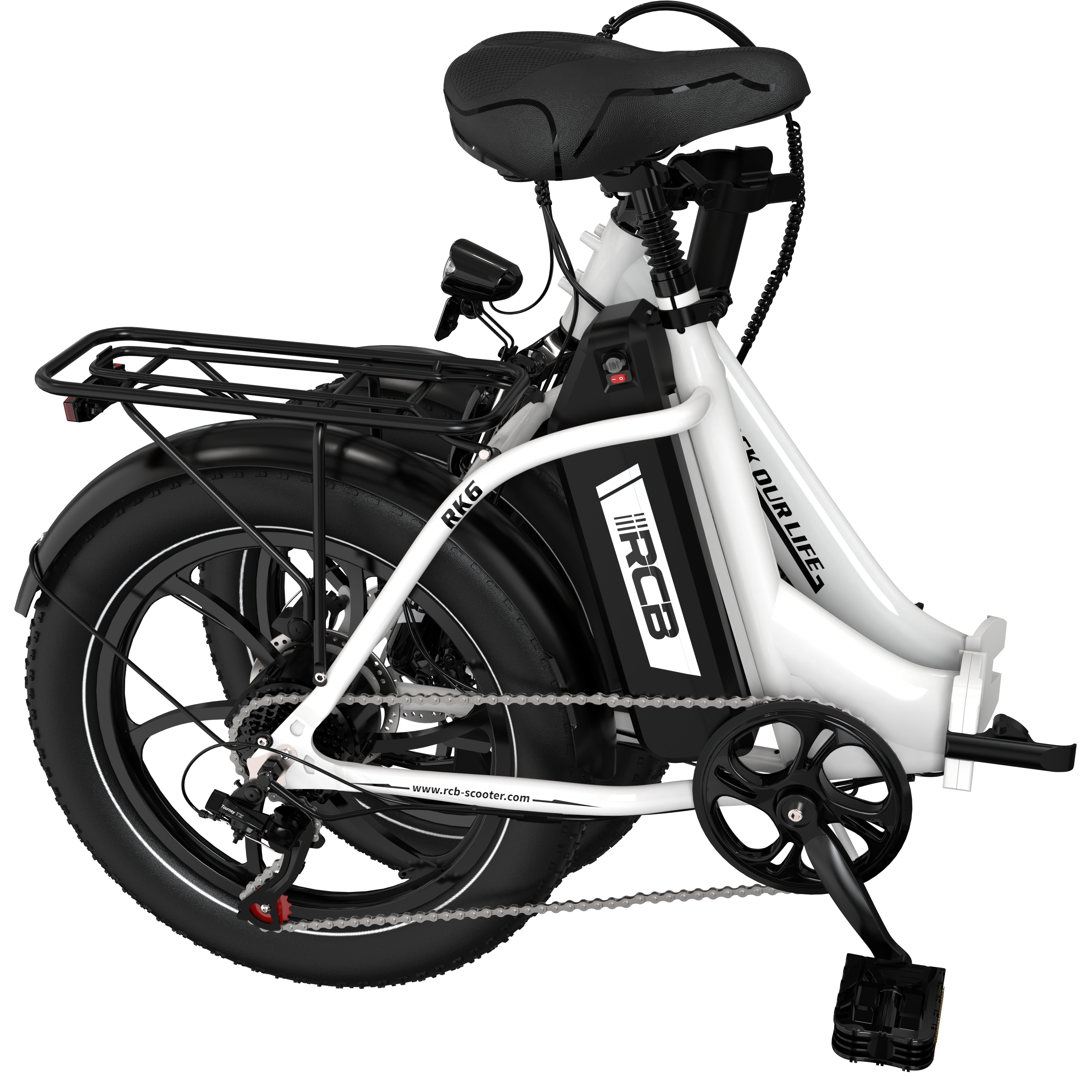 RCB RK6 Fat Tire Folding Electric Bicycle(RCB E BIKE)