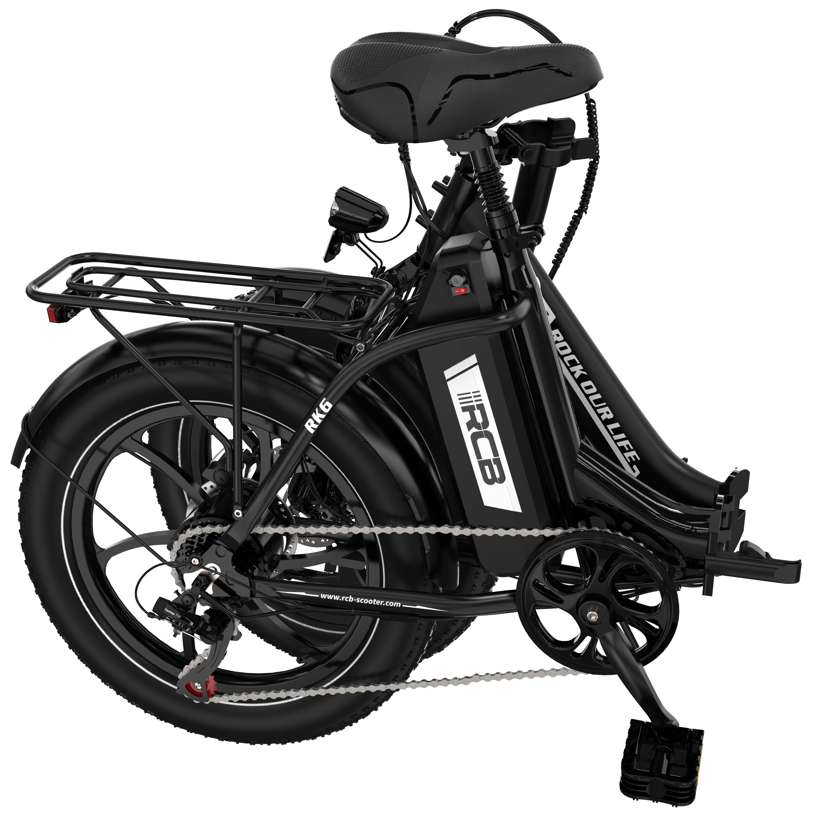 RCB RK6 Fat Tire Folding Electric Bicycle(RCB E BIKE)