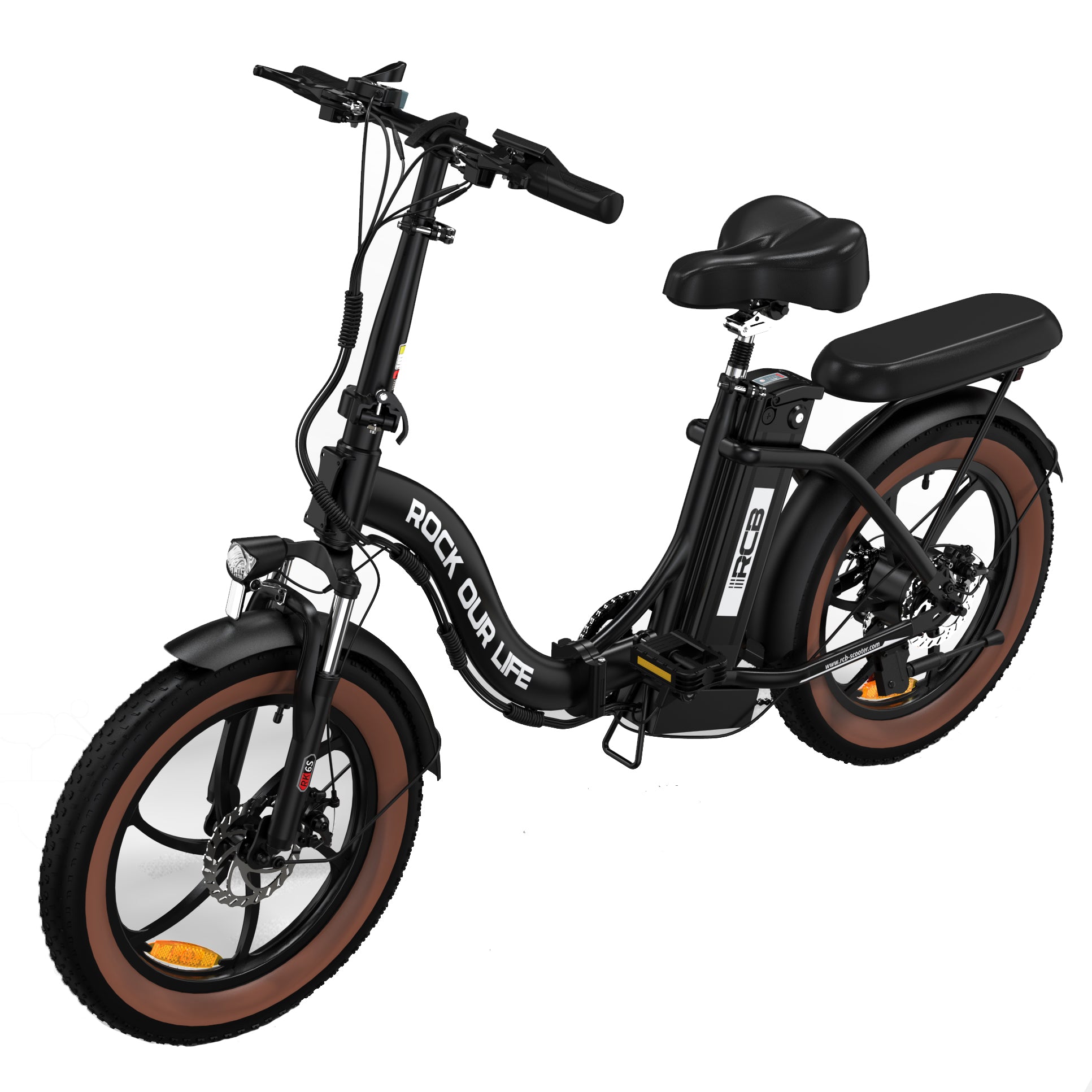 RCB RK6S Fat Tire Folding Electric Bicycle(RCB E BIKE)